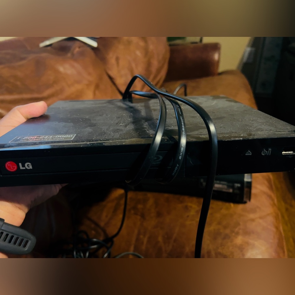 LG Black Blu-ray Player no remote